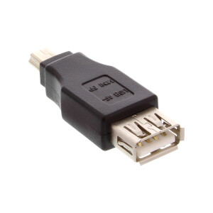 InLine® USB 2.0 Adapter, Buchse A auf Mini-5pol Stecker