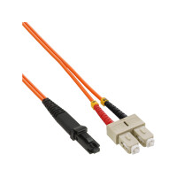 InLine® Fiber Optical Duplex Cable MTRJ/SC 50/125µm OM2 1m