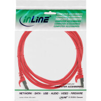 InLine® Patchkabel, F/UTP, Cat.5e, rot, 2m