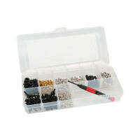 InLine® Screw Set with Screwdriver 411 pcs.