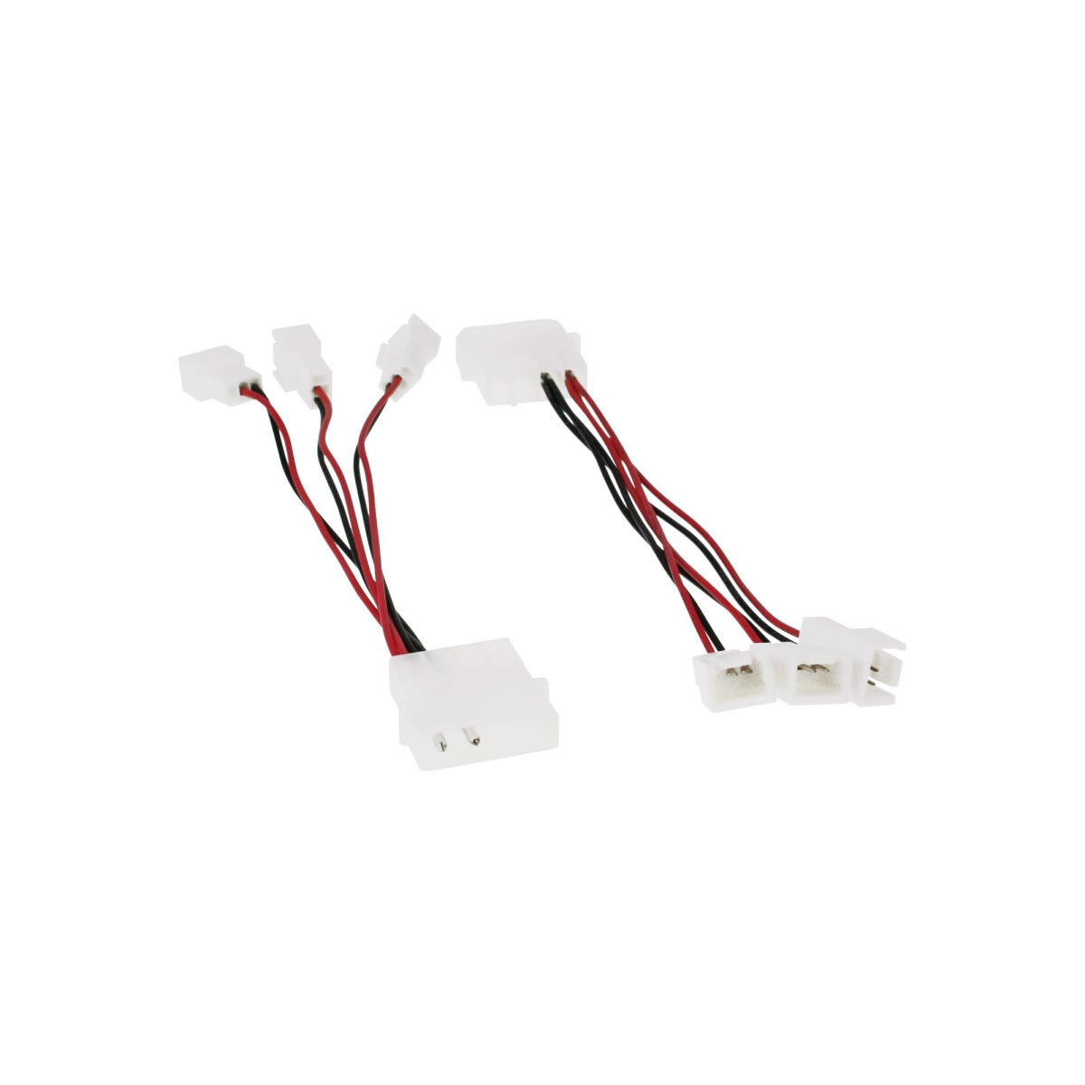 InLine® PC Fan Adapter Cable 12V / 5V for up to 3 fans