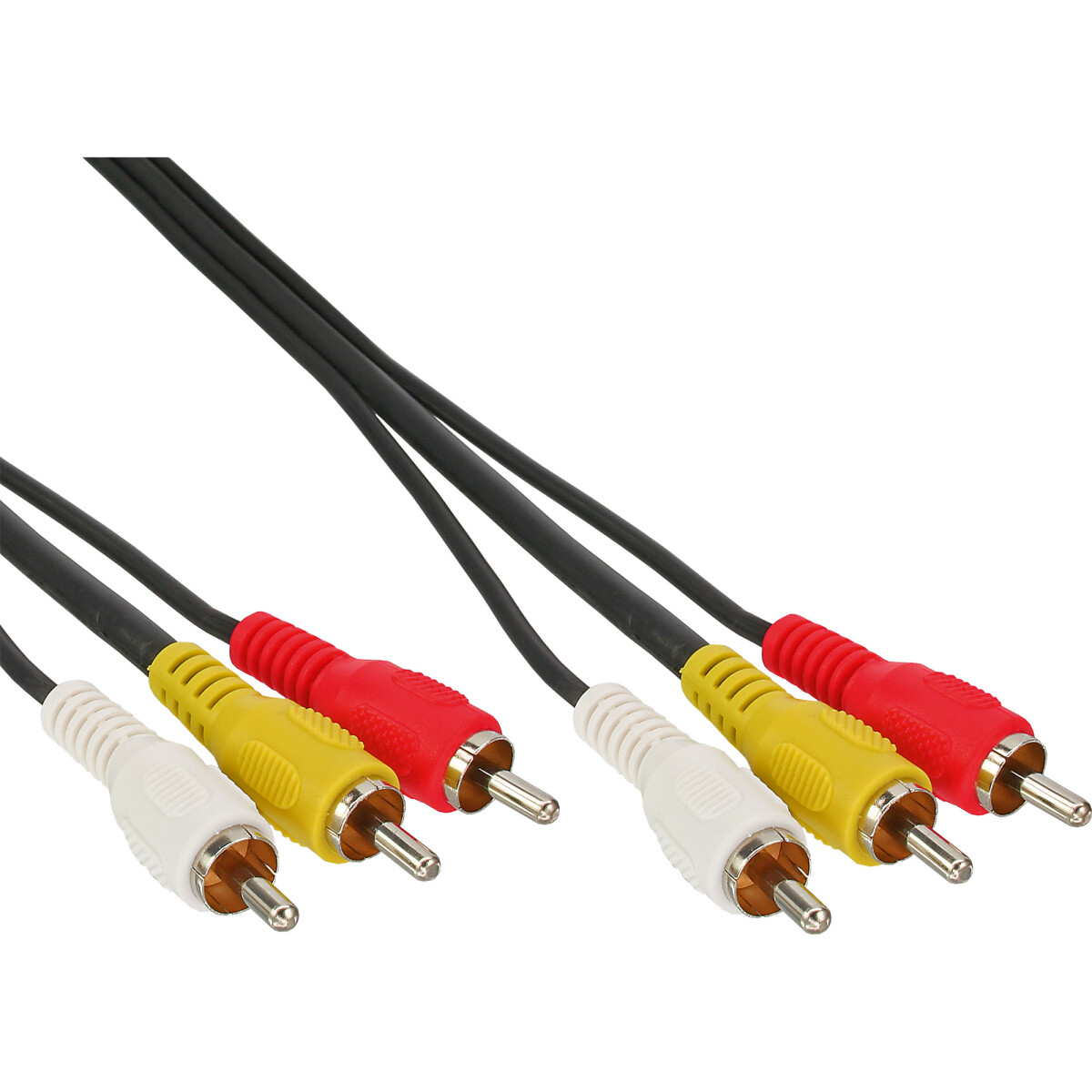InLine® AV Cable 3x RCA male / male 1.5m