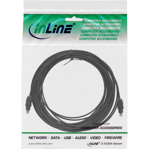 InLine® Optical Audio Cable Toslink male / male 0.5m