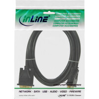 InLine® DVI-D Anschlusskabel Premium, digital 24+1 ST / ST, Dual Link, 3m