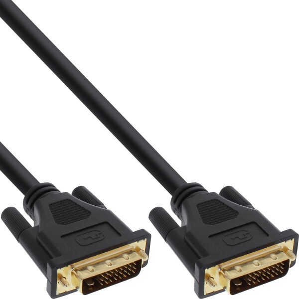 InLine® DVI-D Anschlusskabel Premium, digital 24+1 ST / ST, Dual Link, 5m