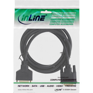 InLine® DVI-D Verlängerung Premium, digital 24+1 Stecker / Buchse, Dual Link, 2m