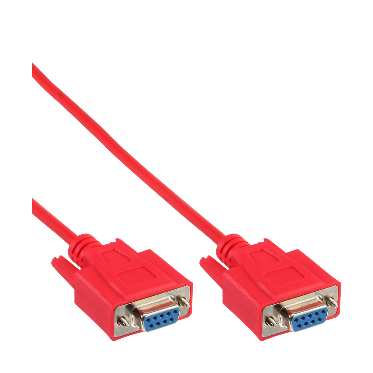 InLine® null modem cable DB9 Pin female / female,...