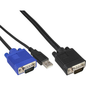 InLine® KVM Cable Set USB for 19" KVM Switch length 3m