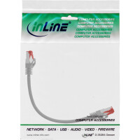 InLine® Patch Cable S/FTP PiMF Cat.6 250MHz PVC copper grey 0.25m