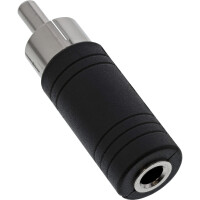 InLine® Audio Adapter, Cinch Stecker auf 3,5mm Klinke Buchse, Mono