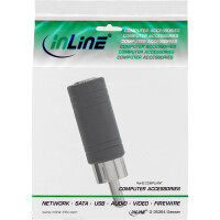 InLine® Audio Adapter, Cinch Stecker auf 3,5mm Klinke Buchse, Mono