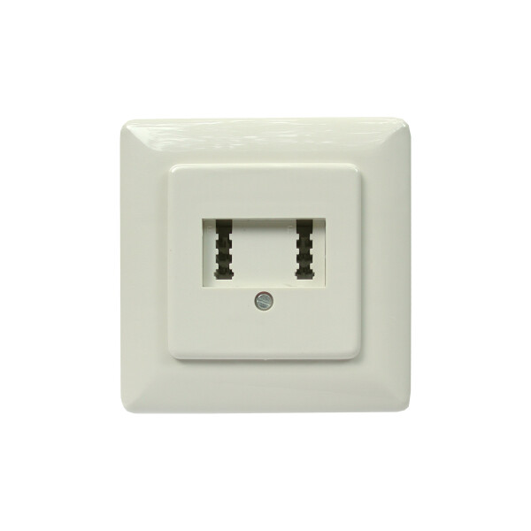 InLine® TAE German Connection Box TAE female to female flush mount