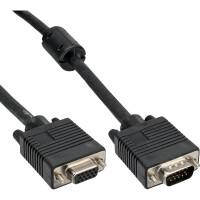 InLine® S-VGA Extension Cable 15HD male to female black 15m