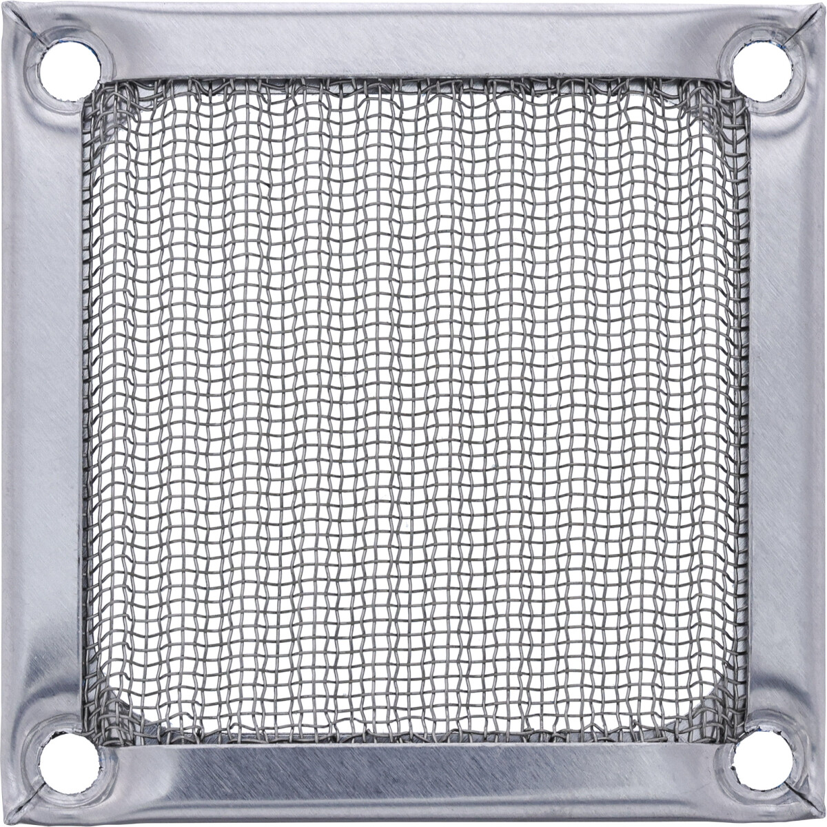 InLine® Fan grid aluminium filter, 60x60mm