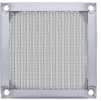 InLine® Fan grid aluminium filter, 80x80mm