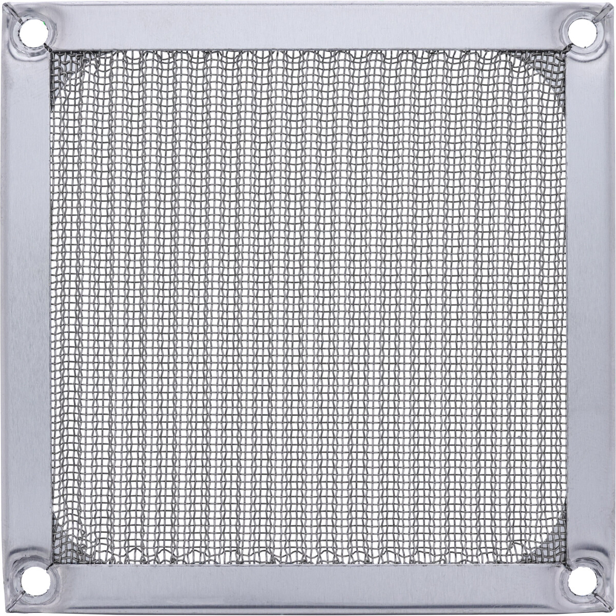 InLine® Fan grid aluminium filter, 92x92mm