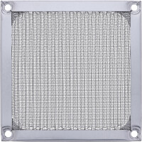 InLine® Fan grid aluminium filter, 92x92mm