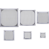 InLine® Fan grid aluminium filter, 92x92mm