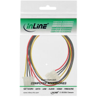 InLine® Power Supply Extension Cable 4pin Molex male / female 1m