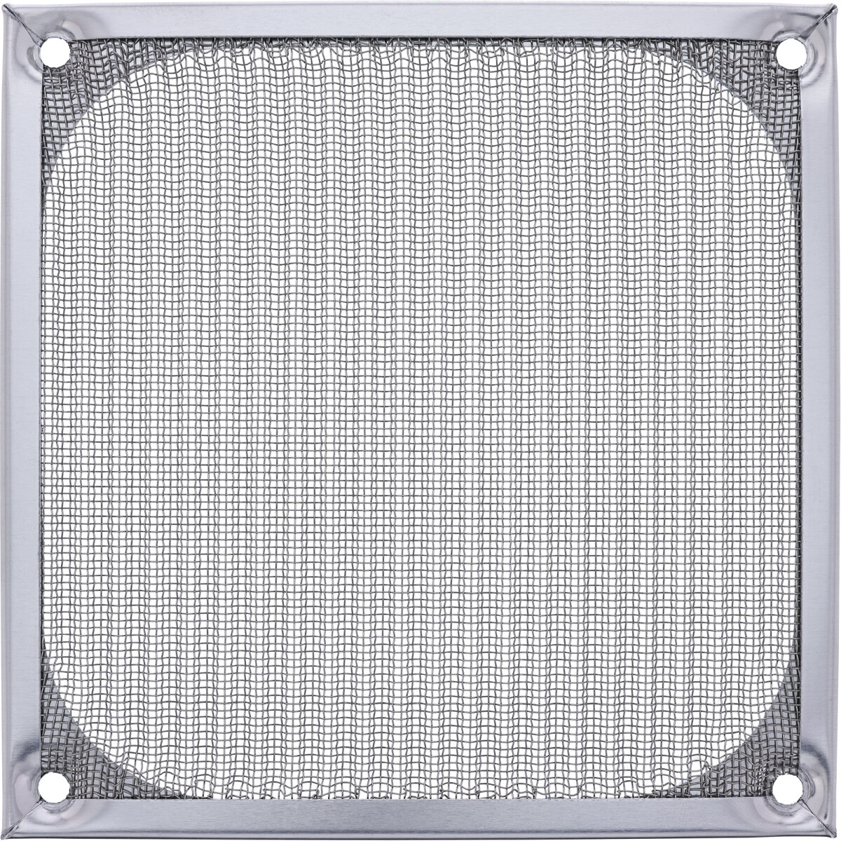 InLine® Lüftergitter, Aluminium Filter, 120x120mm