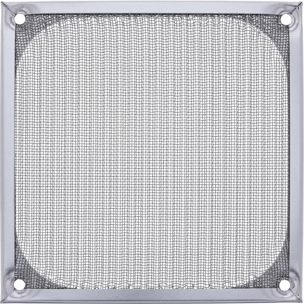 InLine® Lüftergitter, Aluminium Filter, 120x120mm