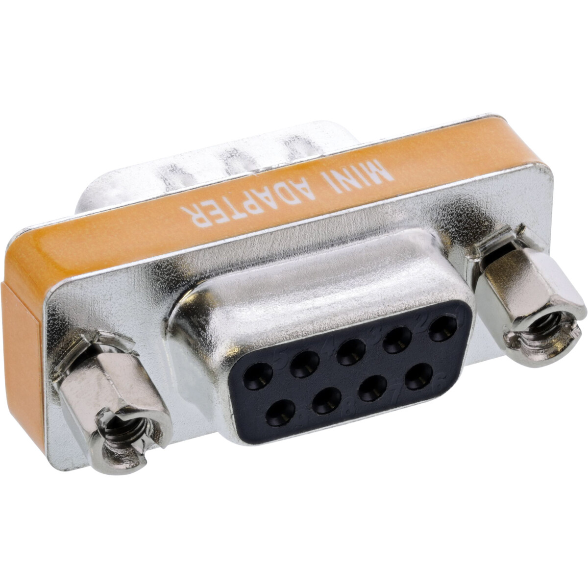 InLine® Null Modem Adapter DB9 Pin male / female