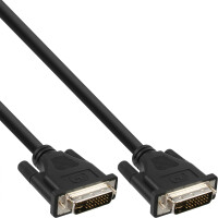 InLine® DVI-I Cable, digital/analog, 24+5 male/male, Dual Link, 1.8m