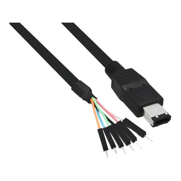 InLine® FireWire Adapterkabel, 6pol Stecker auf Pfostenanschluss, 40cm