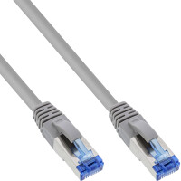 InLine® Patch Cable S/FTP PiMF Cat.6A halogen free 500MHz grey 10m