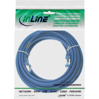 InLine® Patch Cable S/FTP PiMF Cat.6A halogen free 500MHz blue 10m