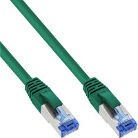 InLine® Patch Cable S/FTP PiMF Cat.6A halogen free 500MHz green 5m