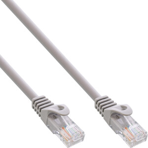 InLine® Patch Cable U/UTP Cat.5e grey 10m