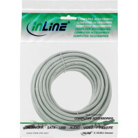 InLine® Patch Cable U/UTP Cat.5e grey 10m