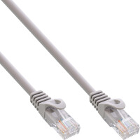 InLine® Patch Cable U/UTP Cat.5e grey 1m