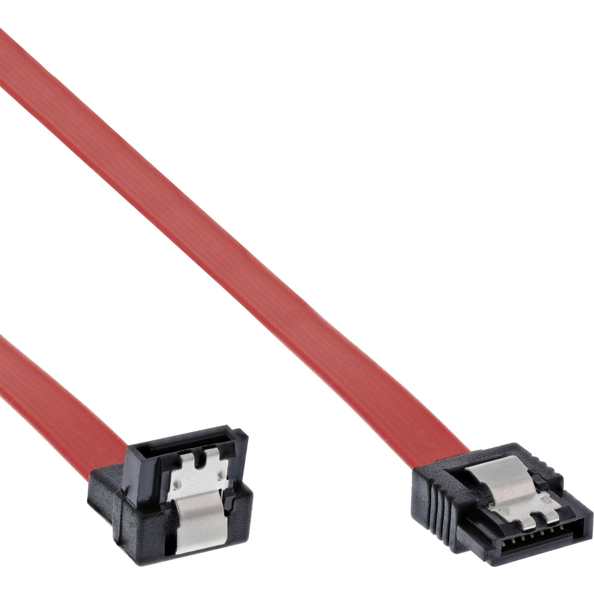 InLine® SATA Anschlusskabel abgewinkelt, mit...