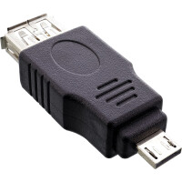 InLine® Micro USB Adapter Micro-A male / USB Type A female