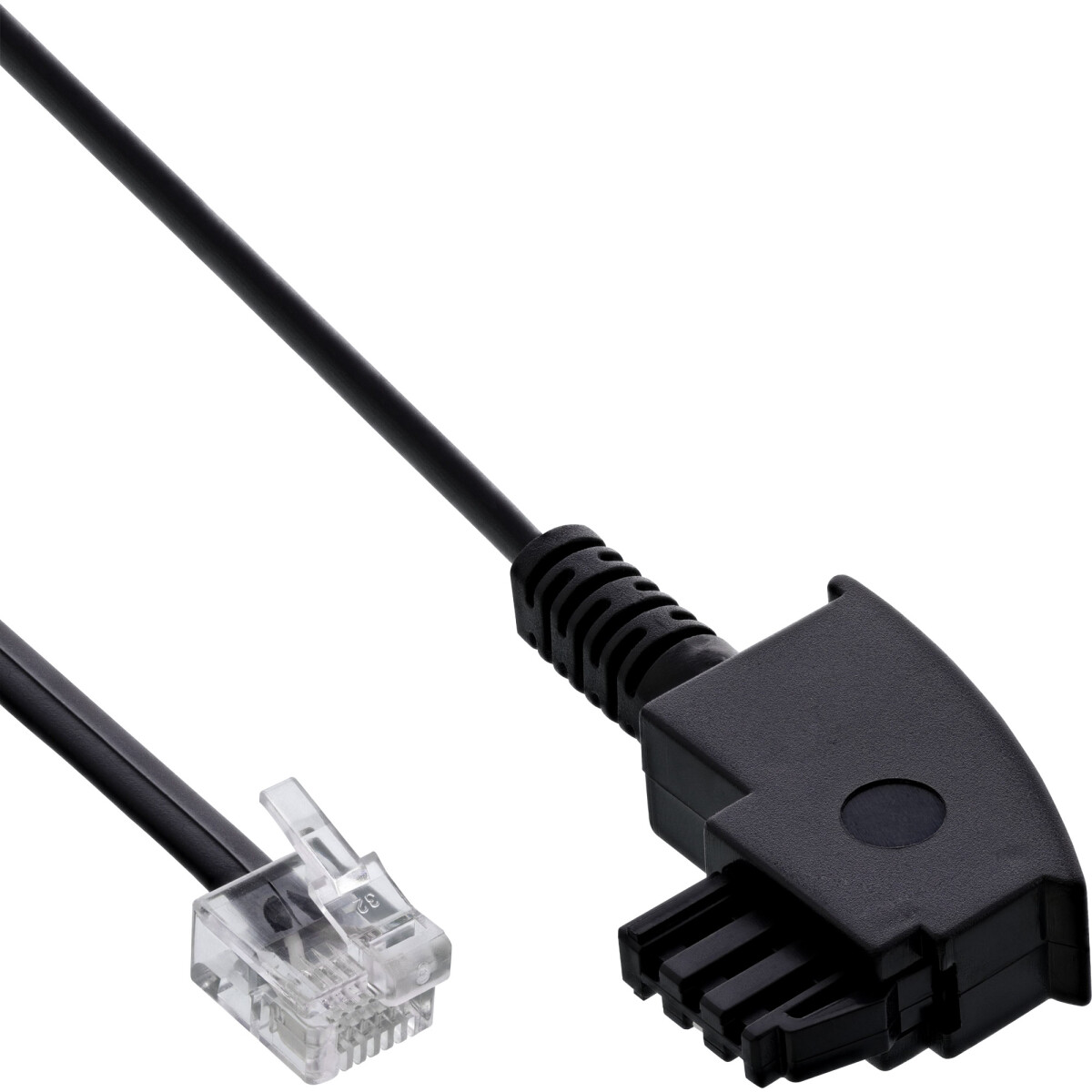 InLine® ADSL Splitter Cable TAE-F German / 6P2C DEC...