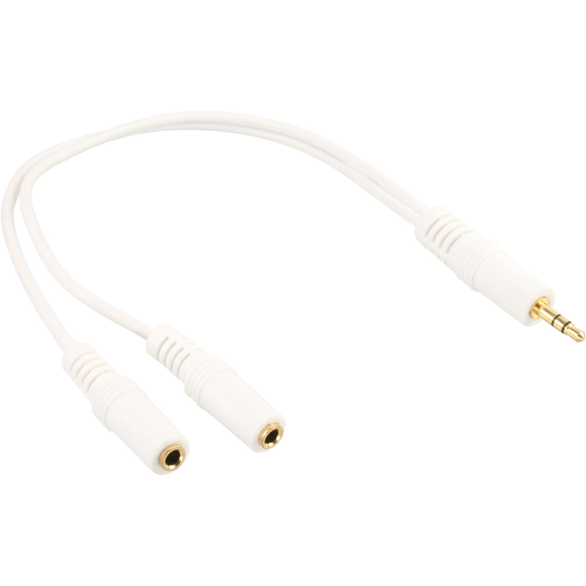 InLine® Stereo Y cable 3.5mm stereo M to two 3.5mm...