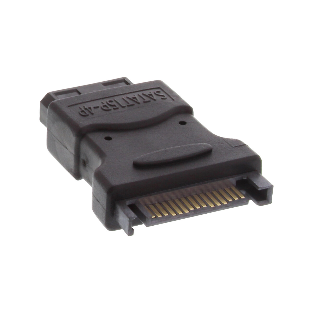 InLine® SATA Power Adapter 1 Molex 4 Pin male / 15...