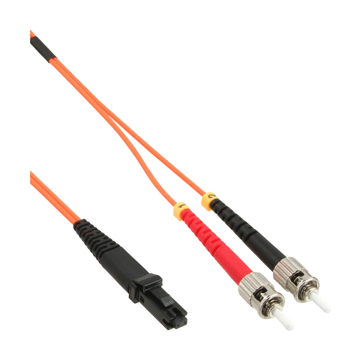 InLine® LWL Duplex Kabel, MTRJ/ST, 50/125µm,...