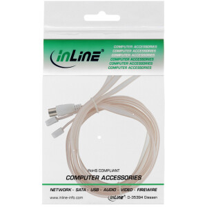 InLine® Dipole Antenna for FM with IEC coupling 75 Ohms