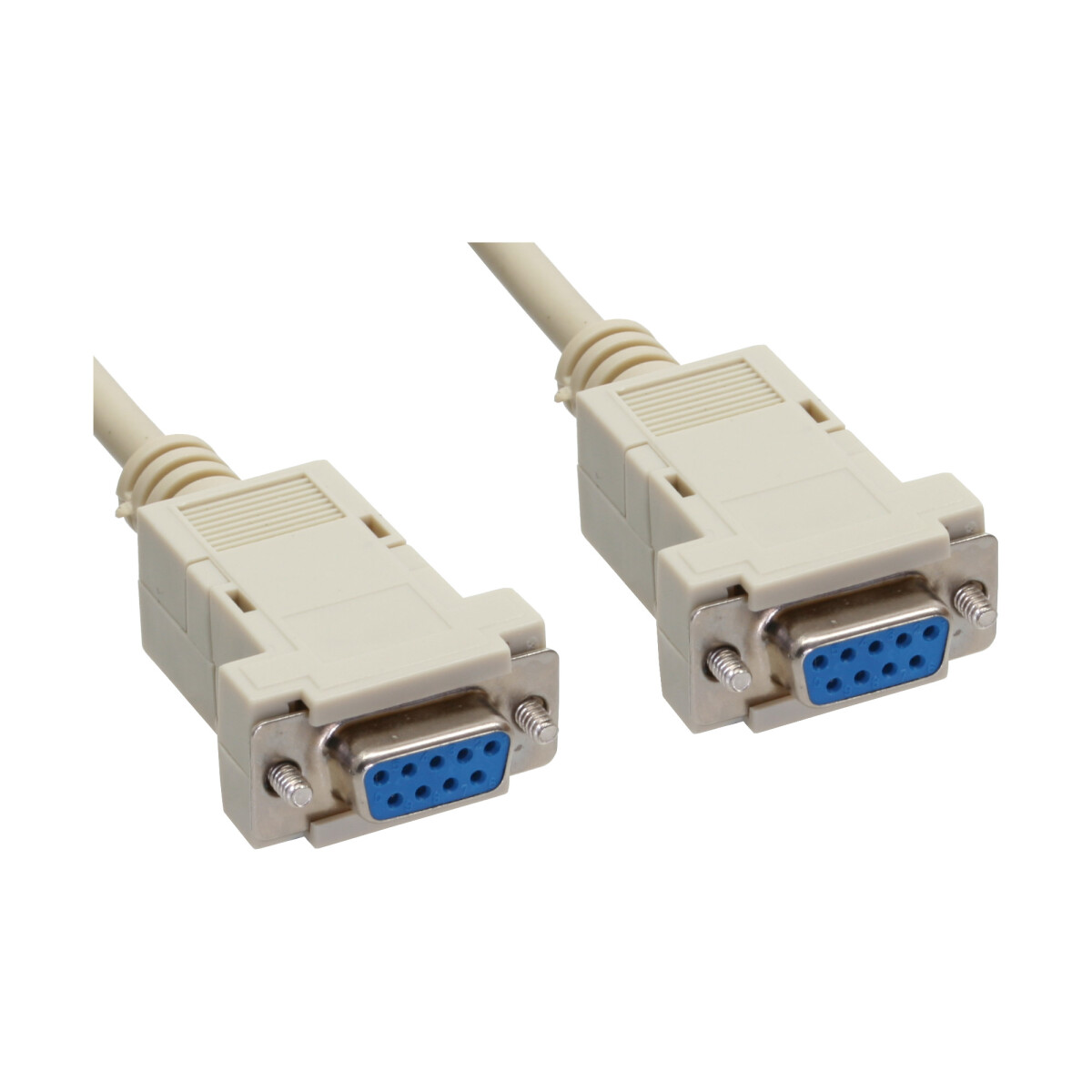 InLine® null modem cable DB9 Pin female / female,...