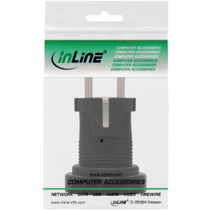 InLine® Reiseadapter, Australien Buchse auf Schutzkontakt Stecker
