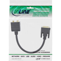 InLine® DVI-I Adapter Cable DVI-I male / DVI-I female + S-VGA female