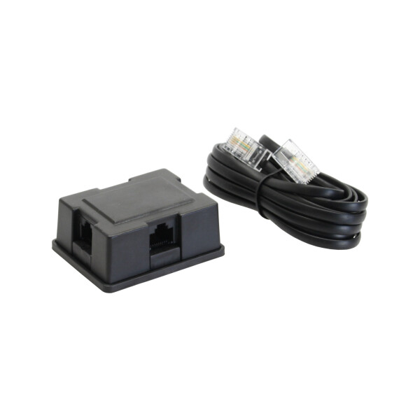 InLine® ISDN Distributor Box 3 Port with Cable 3m + Resistor