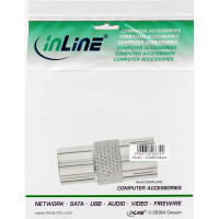 InLine® Antenna Coaxial Connector IEC male to female metalized