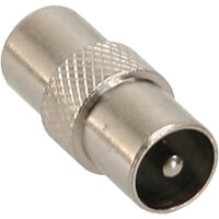 InLine® Antenna Coaxial Connector IEC male to female metalized