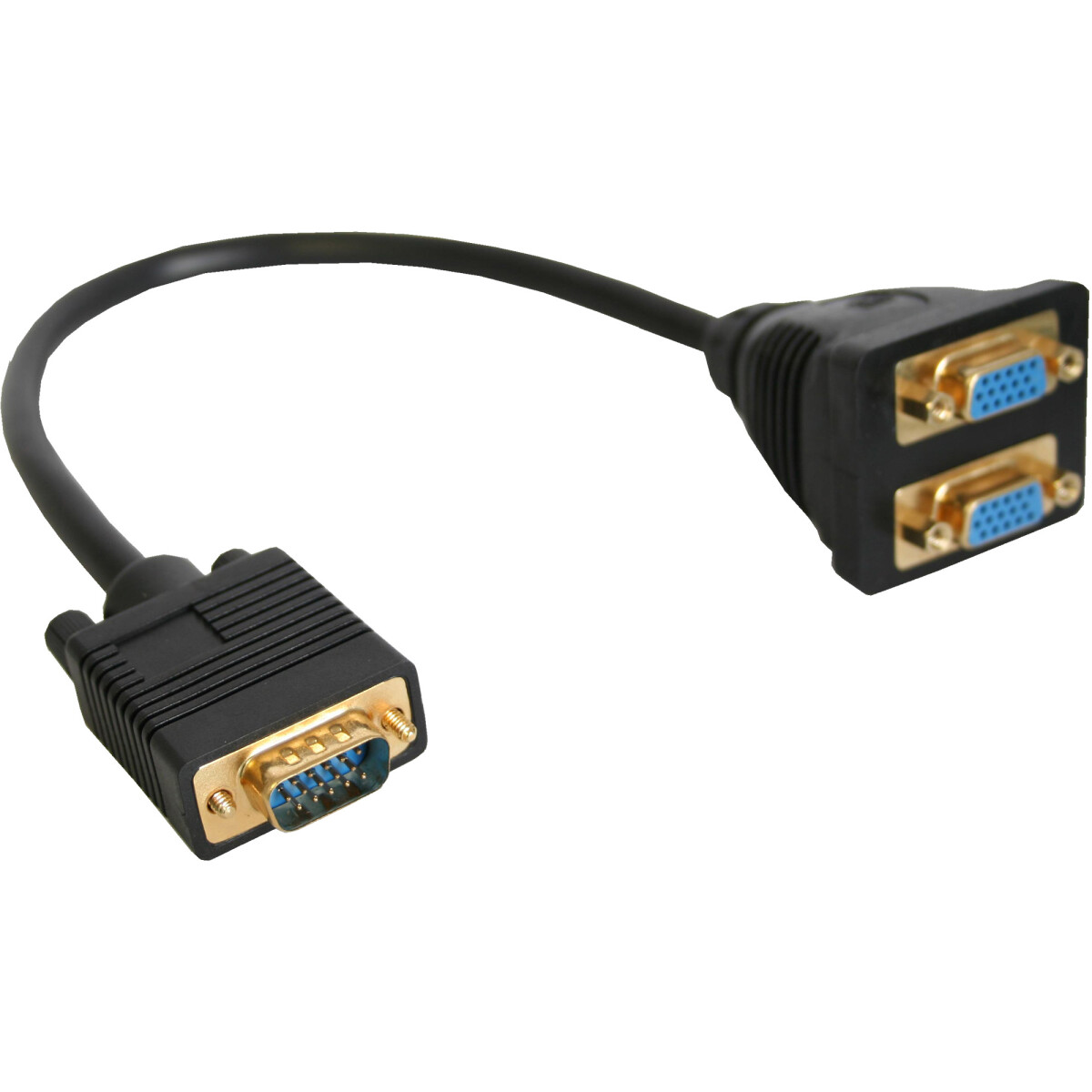 InLine® VGA Y-Adapter Cable VGA male / 2x VGA female