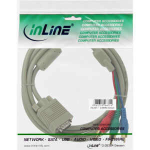 InLine® VGA RGB Cable VGA male / 3x RCA male 2m