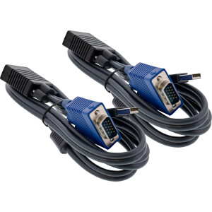 InLine® KVM Switch, 2-fach, USB, mit Audio